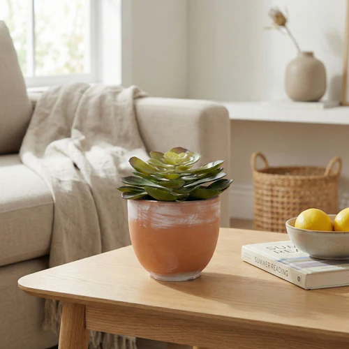 13cm Echeveria Succulent in Pot – Artificial Succulent Plant - Image 5