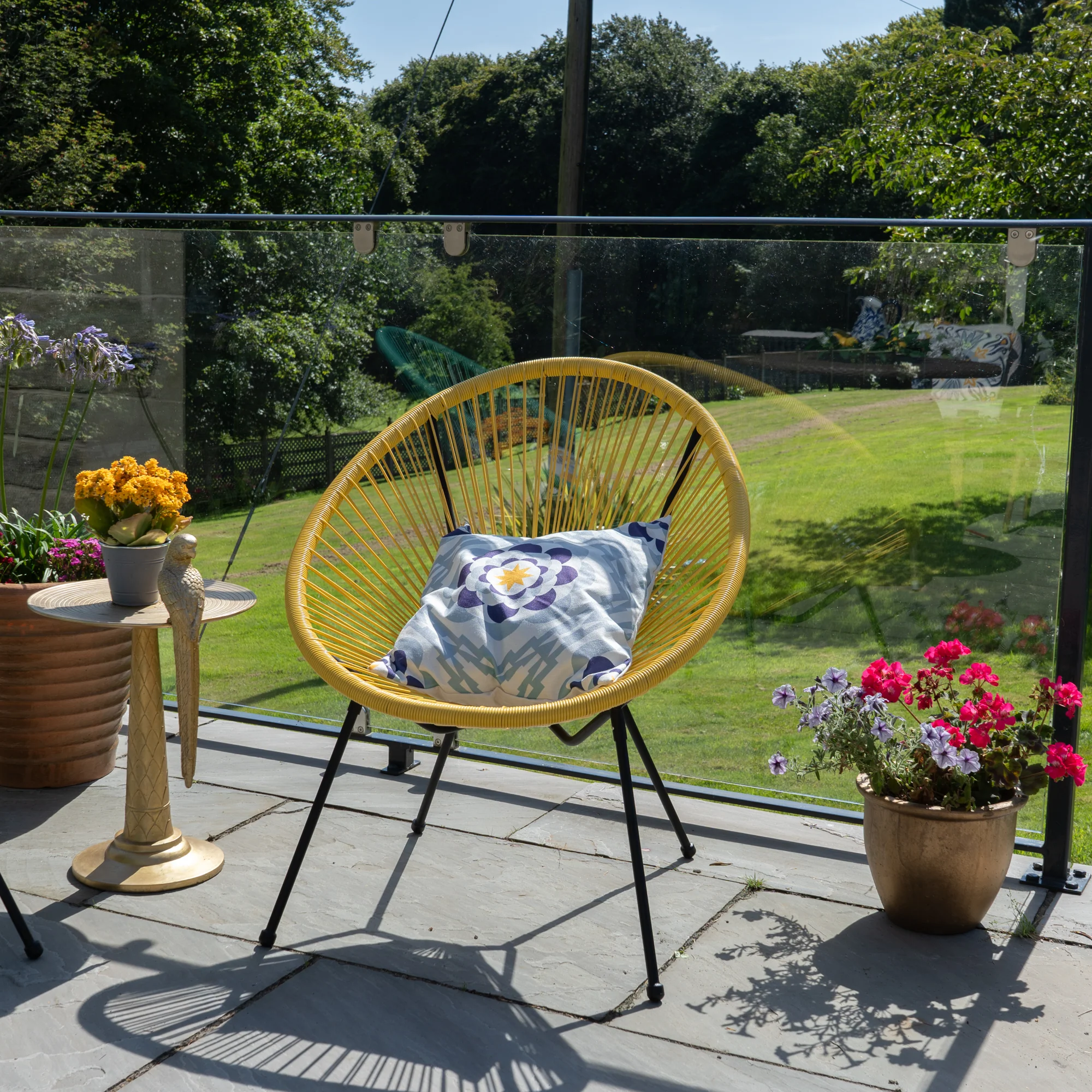 Yellow Egg Chair - Image 4