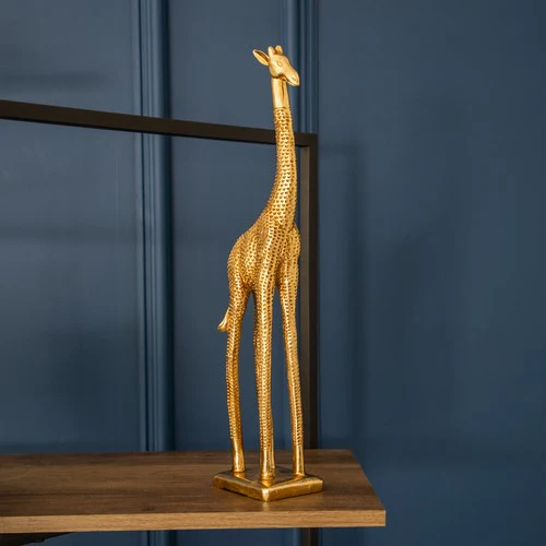 Elegant Gold Giraffe Ornament