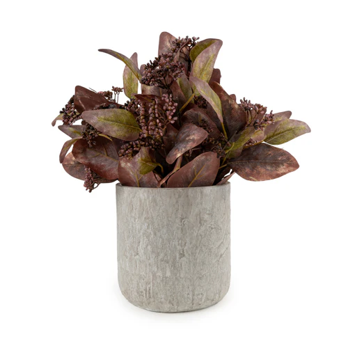 30cm Eucalyptus Plant in Brown Pot – Artificial Eucalyptus Tree - Image 4