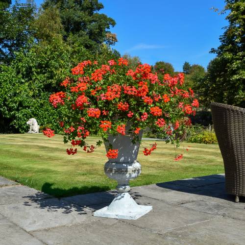 Extra Large Oxidised-Metal Effect Rustic Planter - Image 2