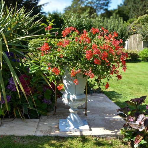 Extra Large Oxidised-Metal Effect Rustic Planter - Image 3