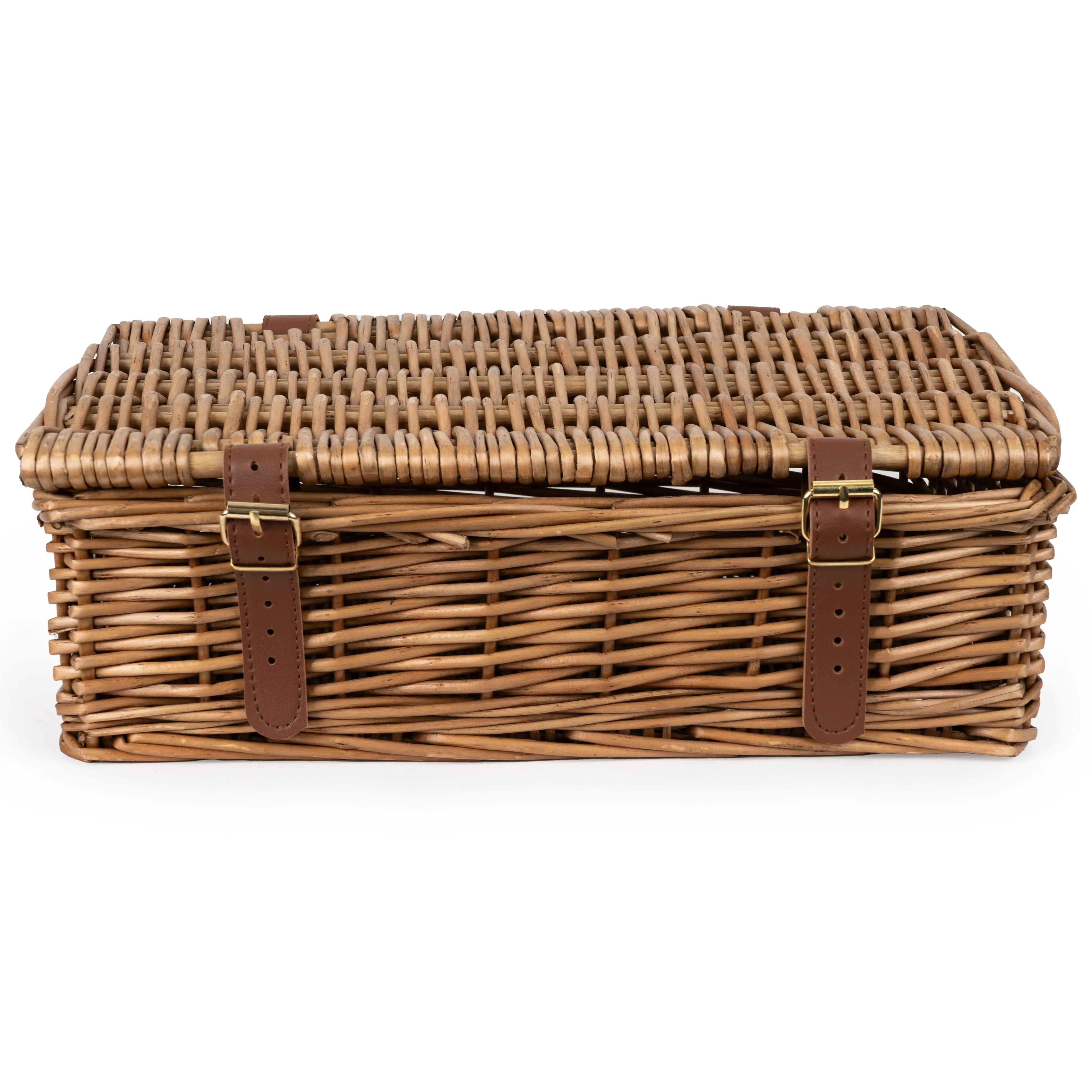 Small Luxury Hamper Full Wicker - Natural - Image 5