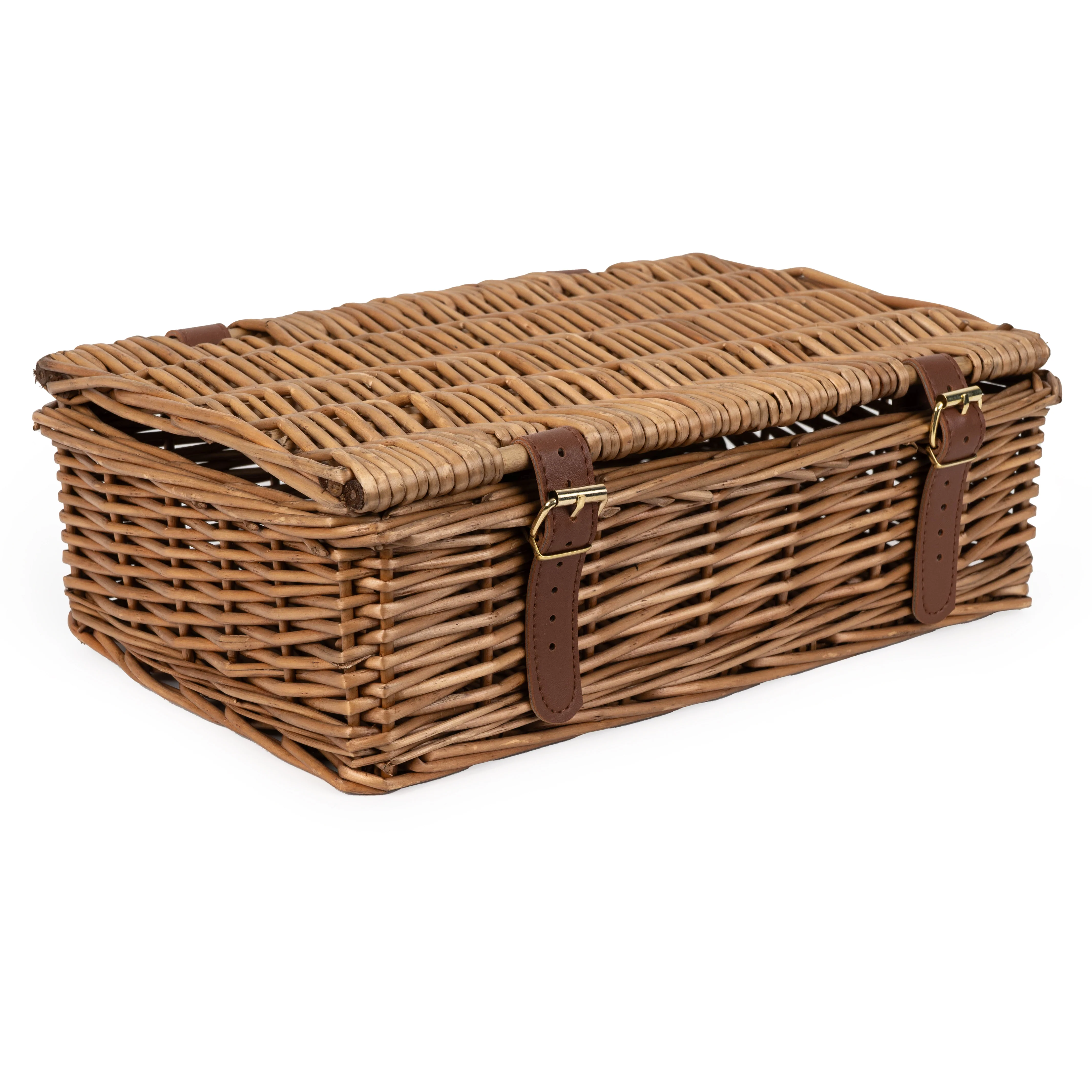 Small Luxury Hamper Full Wicker - Natural - Image 6