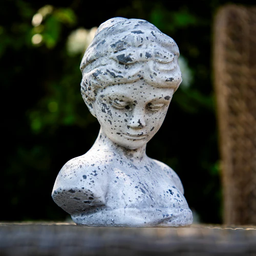 Stone Female Bust Sculpture - Image 5