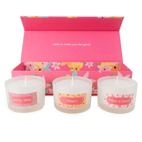Floral Collection "Celebrations" Luxury Candle Trio - Image 4