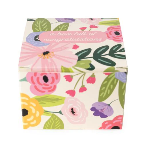 Floral Collection "Congratulations" Scented Gift Candle