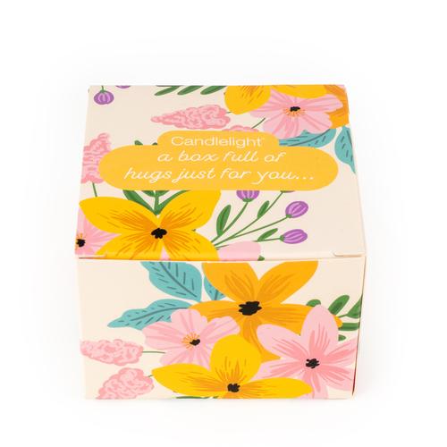 Floral Collection "Hugs" Scented Gift Candle - Image 3