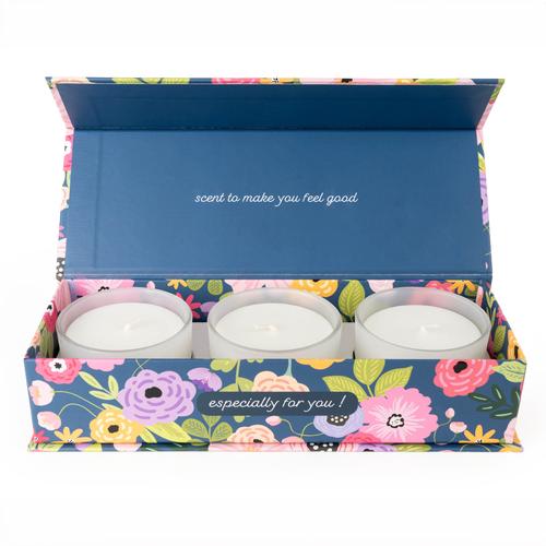 Floral Collection "Thank You" Luxury Candle Trio