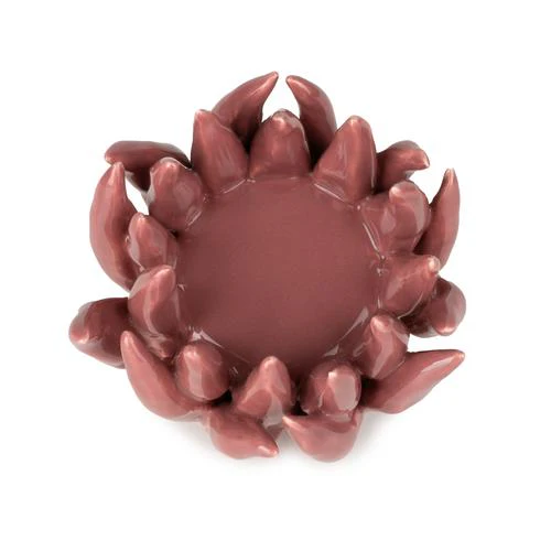 Flower-Shaped Pink Tealight Holder - Image 6