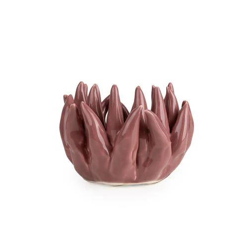 Flower-Shaped Pink Tealight Holder - Image 7