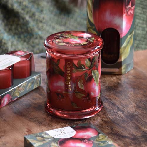 Forest Pine & Pomegranate Large One Wick Candle