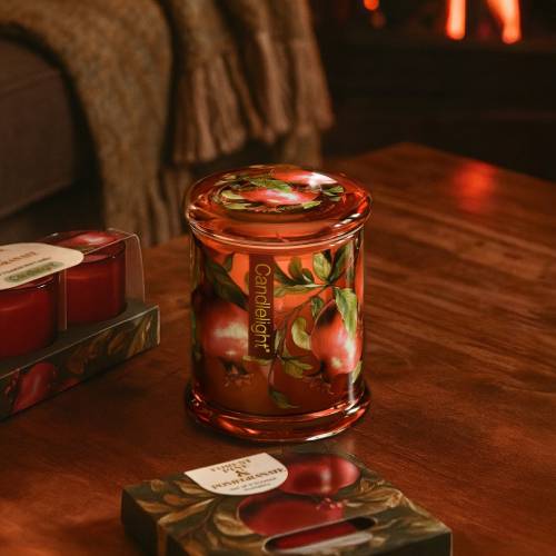 Forest Pine & Pomegranate Large One Wick Candle - Image 2