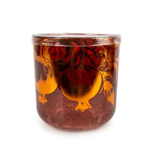 Forest Pine & Pomegranate LED Electroplated Candle - Image 6
