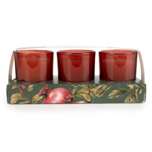 Forest Pine & Pomegranate Trio Candles - Image 3