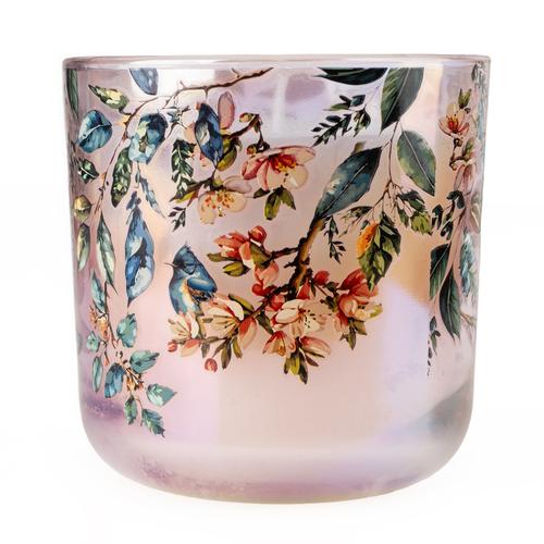Garden Blooms and Plum LED Candle - Image 2