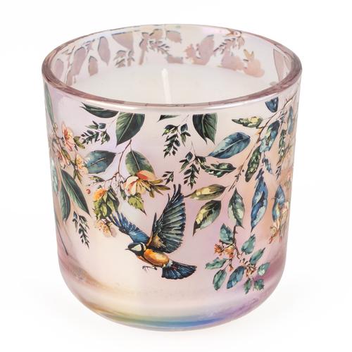 Garden Blooms and Plum LED Candle - Image 3