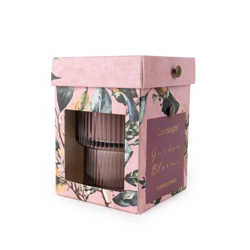 Garden Blooms and Plum Small Scented Candle - Image 3