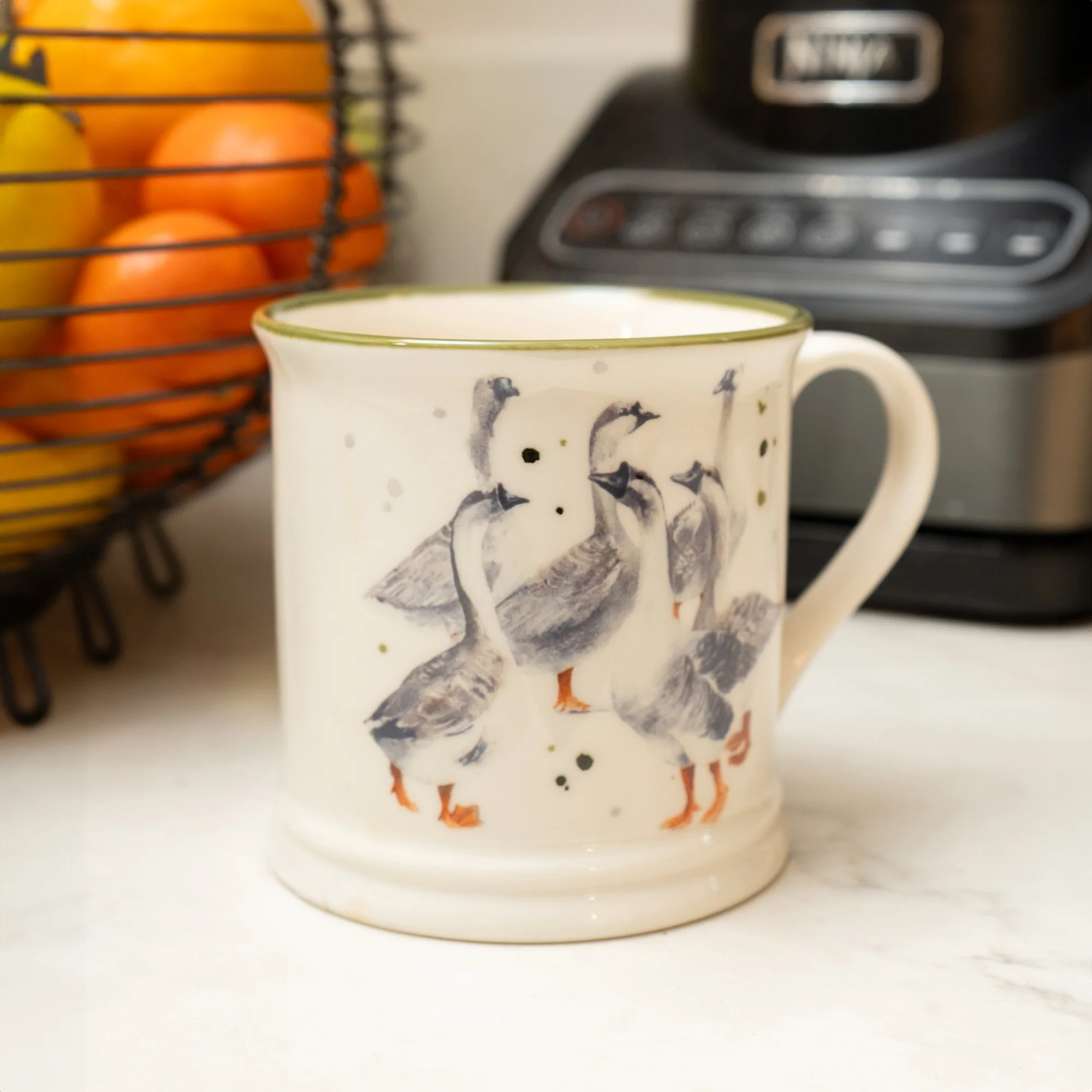 Rustic Geese Tankard Mug