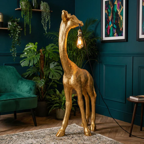 Giraffe Gold Lamp