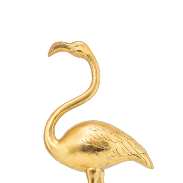 Gold Flamingo Art Deco Ornament - Image 3
