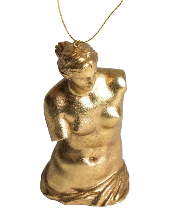 Gold Leaf Venus De Milo Hanging Decoration - Image 2