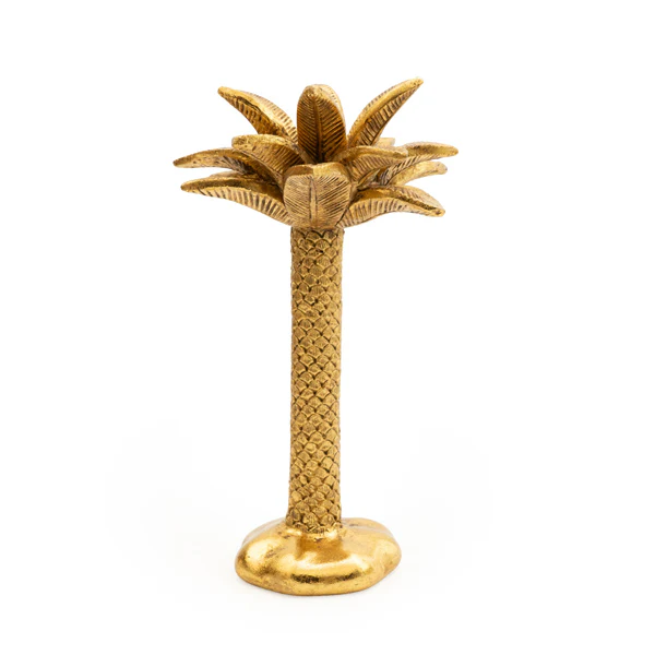 Gold Palm Tree Design - Dinning Candleholder - Image 4