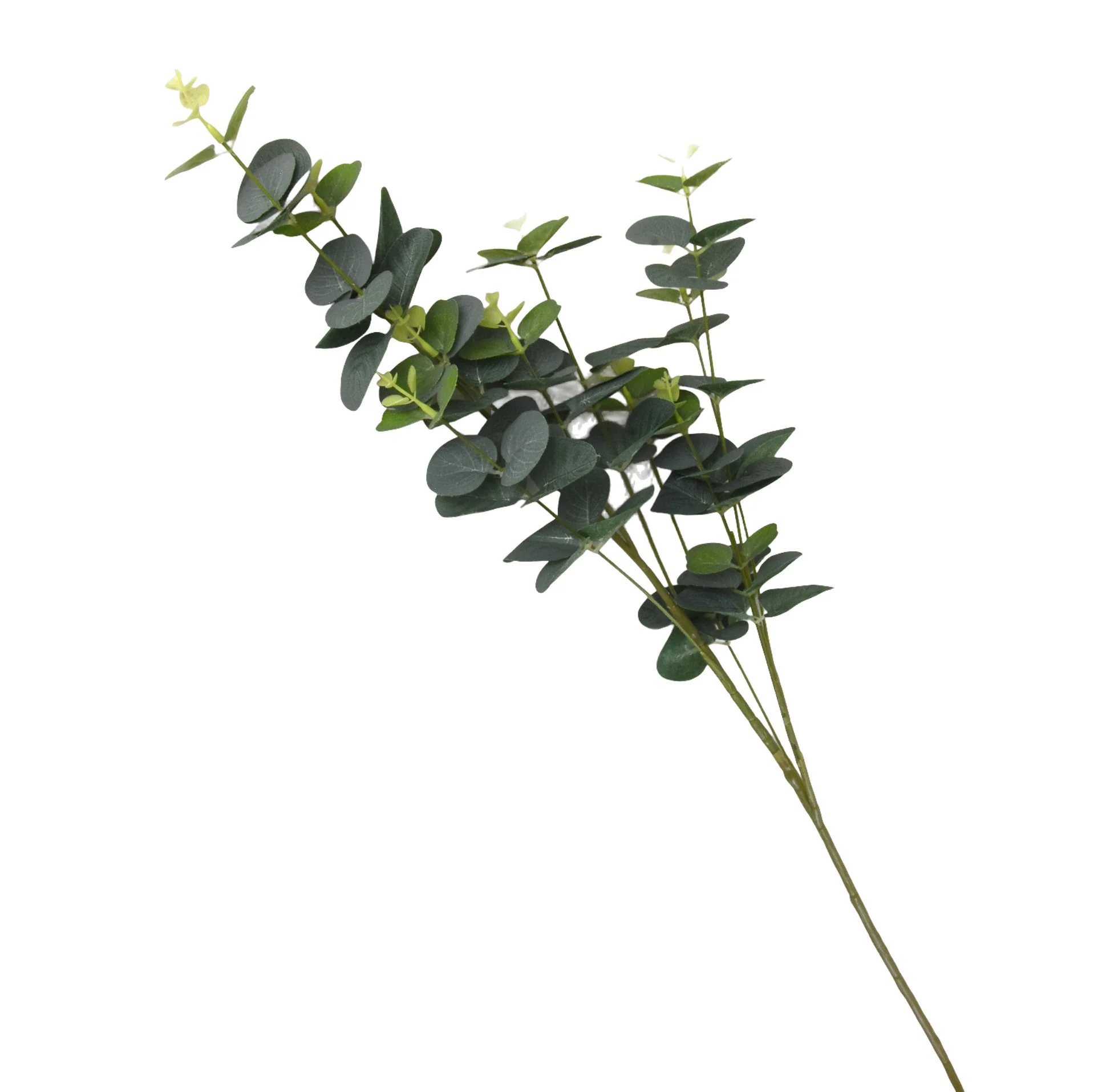Lush Lifelike Green Eucalyptus Delight with Seven Heads - Image 4
