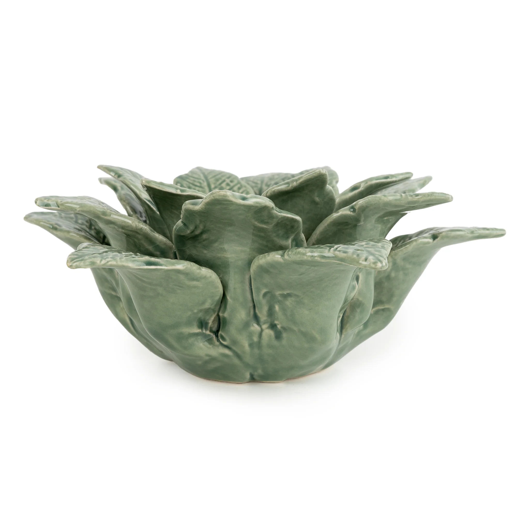 Green Leaf Tea Candle Holder - Image 3