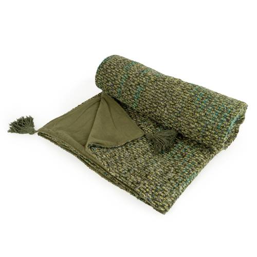 Green Tassel Throw - Image 3
