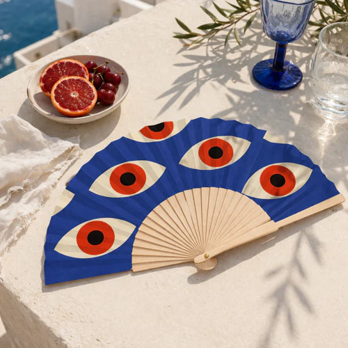 Hand Held Fan – Stylish Folding Classic Collection - Image 9