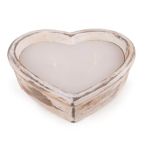 Heart-Shaped Devon Fragrance Cement Candle
