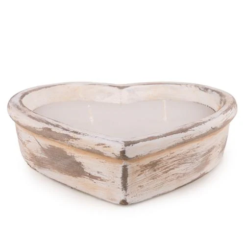Heart-Shaped Devon Fragrance Cement Candle - Image 3