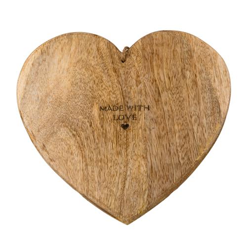 Heart-Shaped "Made With Love" Chopping Board - Image 2