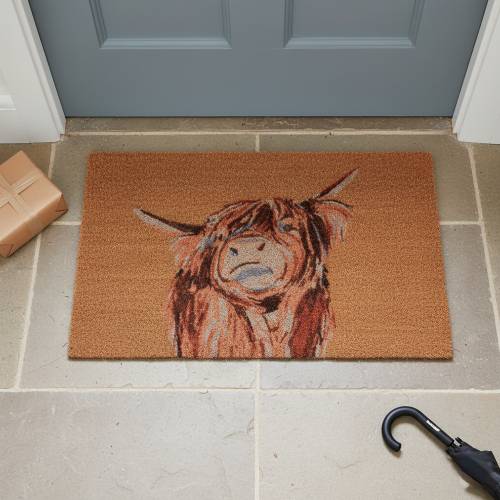 Highland Cow Doormat