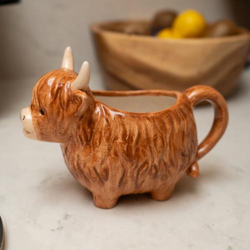 Highland Cow Gravy Boat