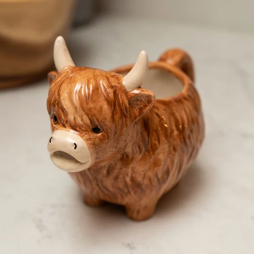 Highland Cow Gravy Boat - Image 4