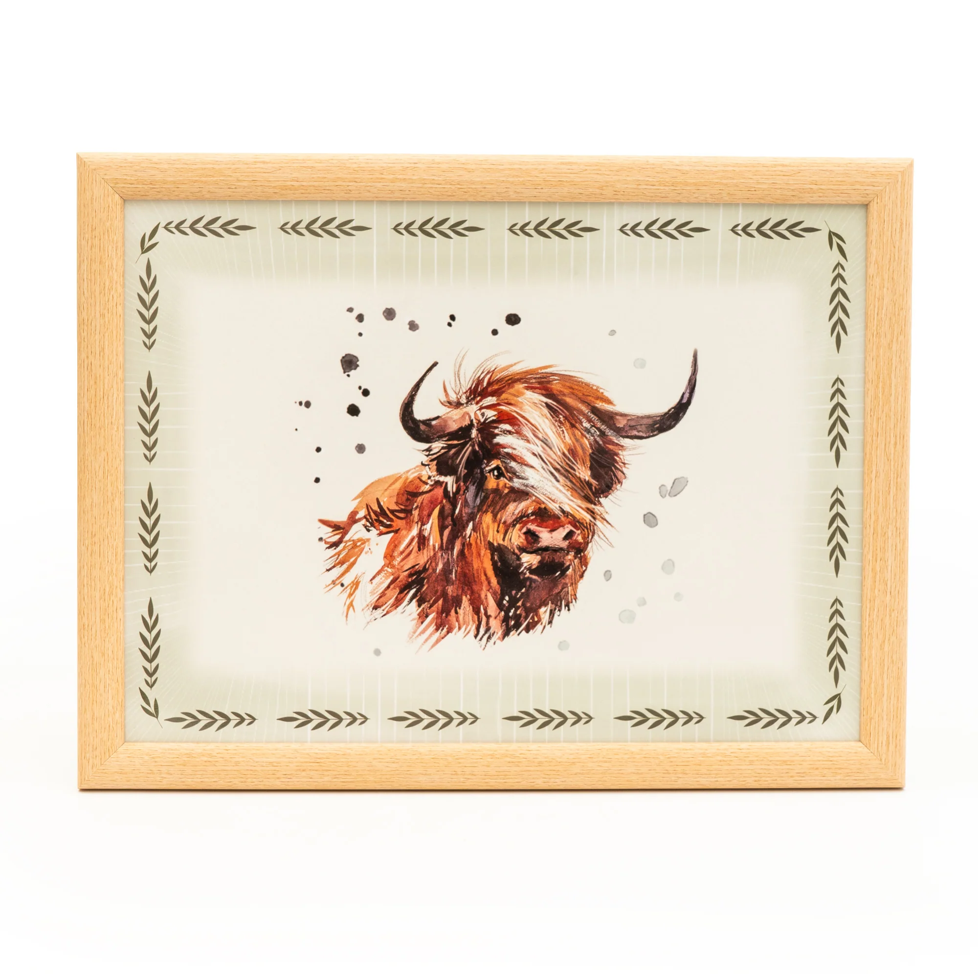 Charming Highland Cow Lap Tray - Image 5