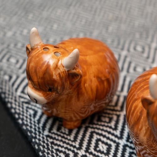 Highland Cow Salt & Pepper Set - Image 3