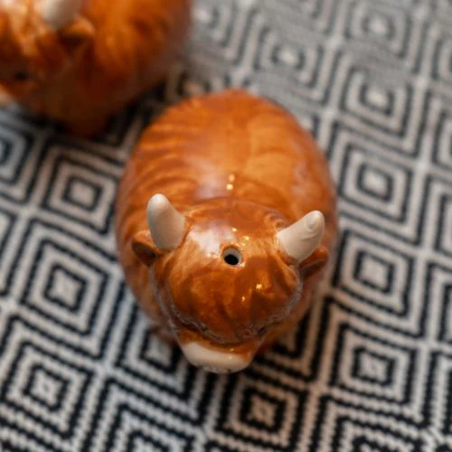 Highland Cow Salt & Pepper Set - Image 5