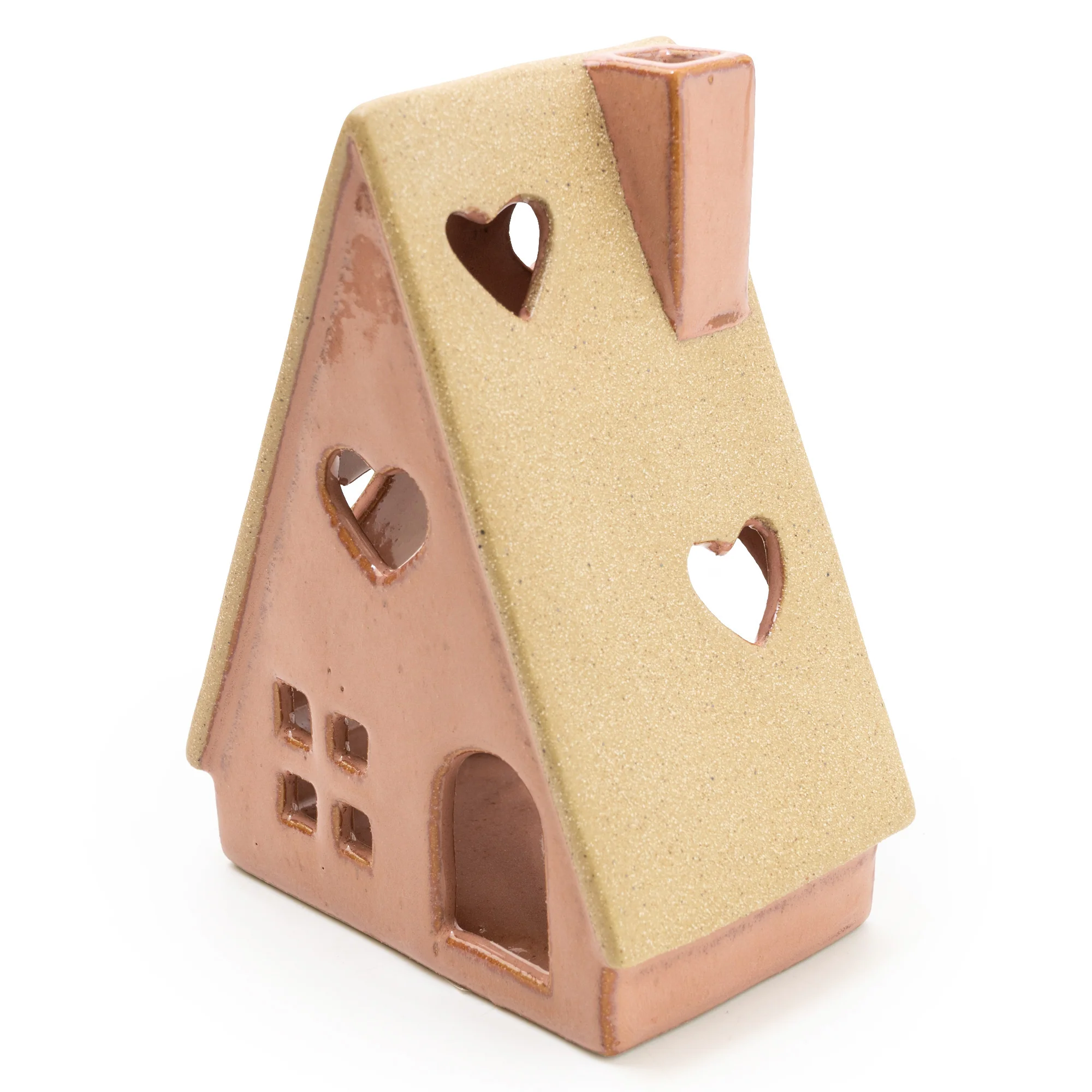 Luxurious House Tealight Holder Pink - Image 3