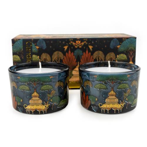 Jaisalmer Kashmir Pear & Fig Candle Duo - Image 3