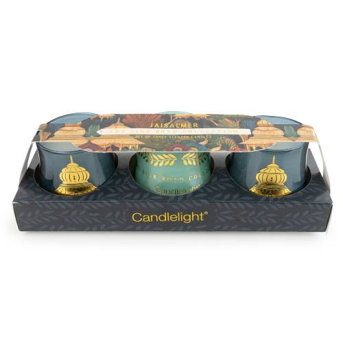 Jaisalmer Kashmir Pear & Fig Candle Trio - Image 2