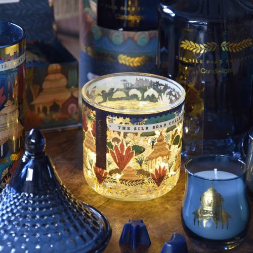 Jaisalmer Kashmir Pear & Fig LED Glitter Candle