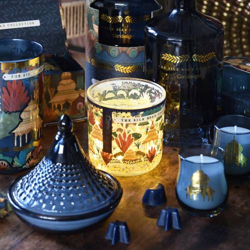 Jaisalmer Kashmir Pear & Fig LED Glitter Candle - Image 2