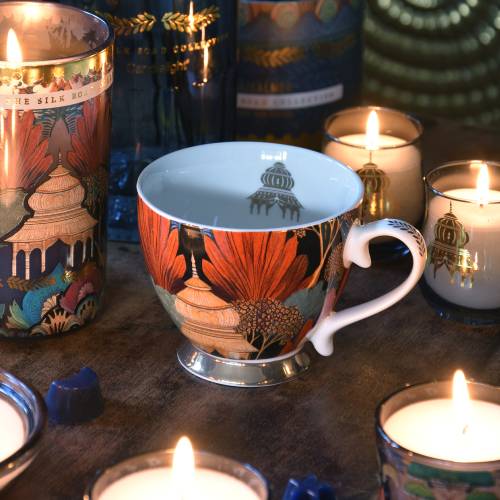 Jaisalmer Luxury Mug with Gold-Finished Base