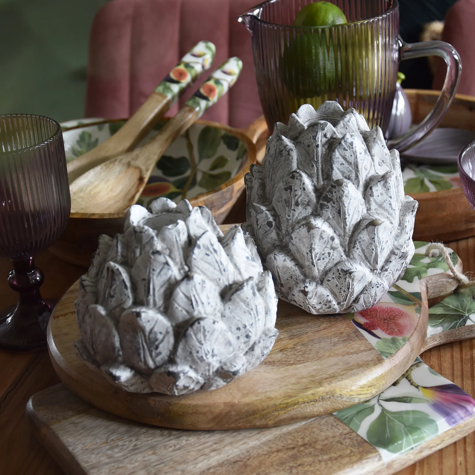 Large Artichoke Candleholder - Image 2
