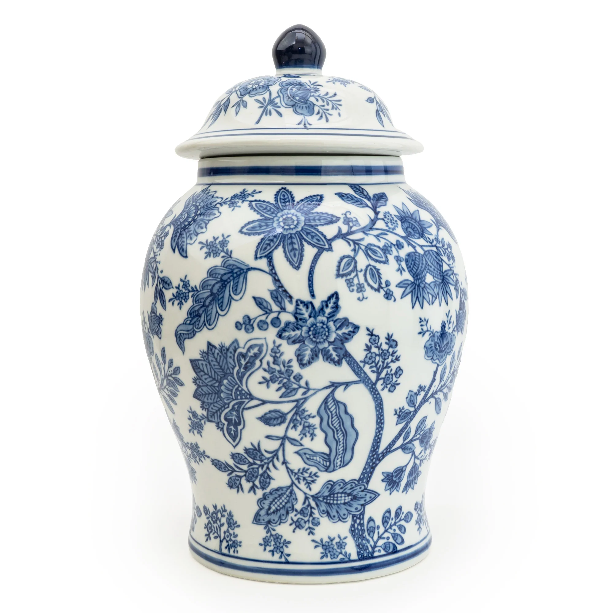 Large Blue and White Ginger Jar - Image 4