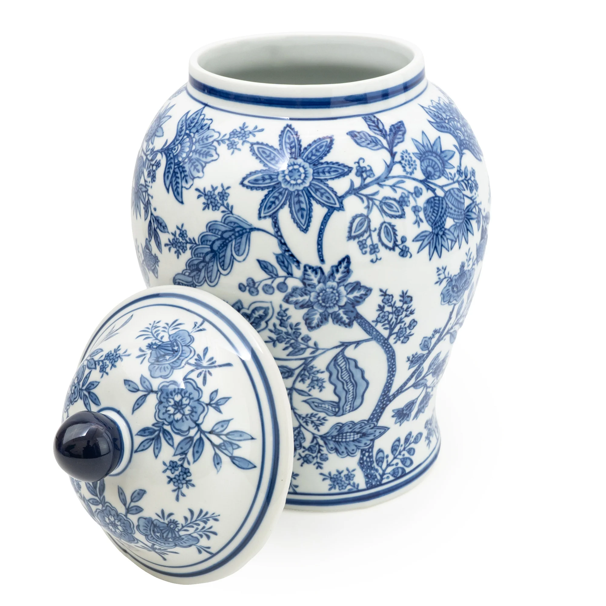 Large Blue and White Ginger Jar - Image 5