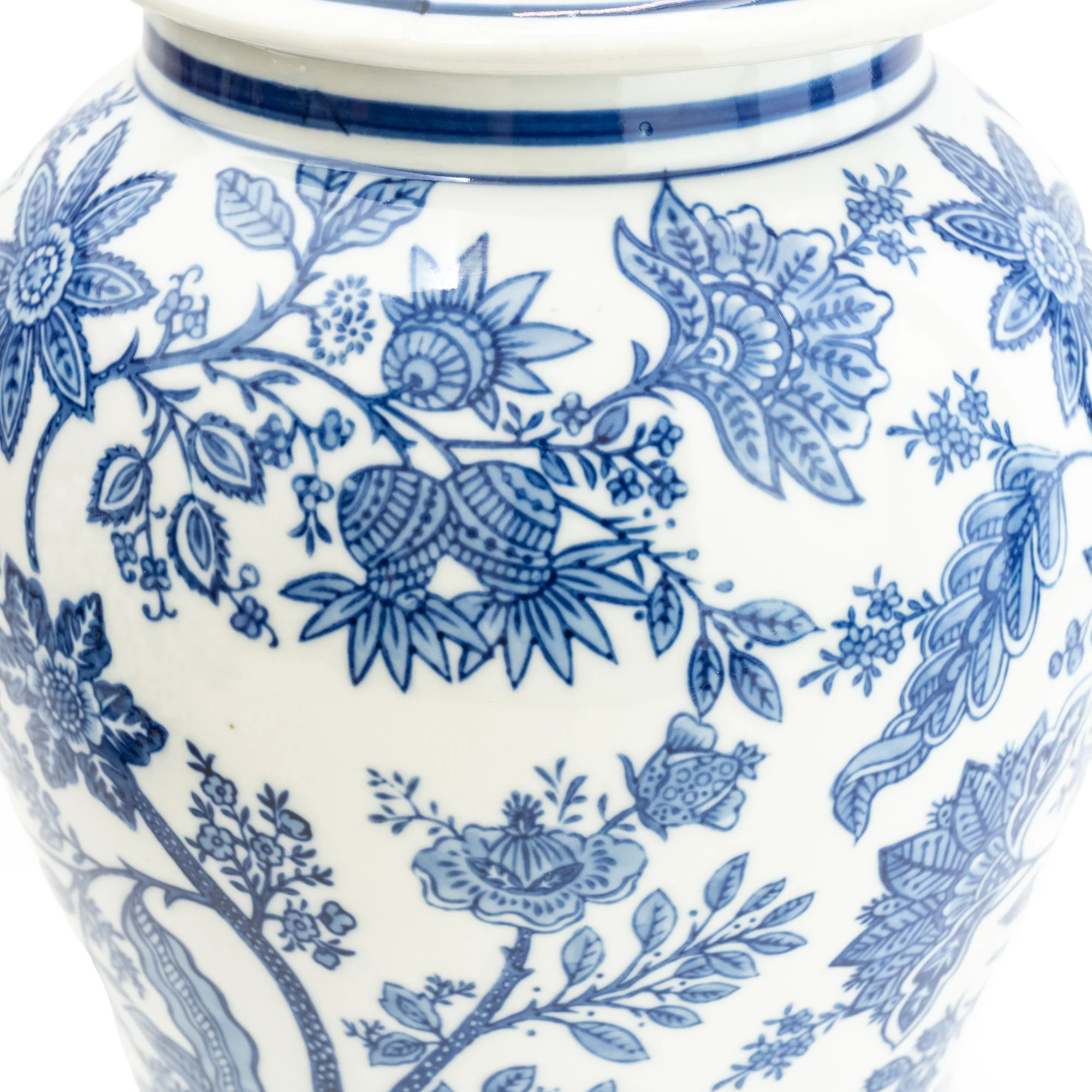 Large Blue and White Ginger Jar - Image 6